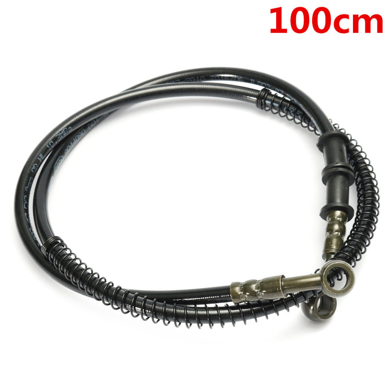 50cm - 190cm Motorcycle Braided Brake Clutch Oil Hose Line Pipe 10mm