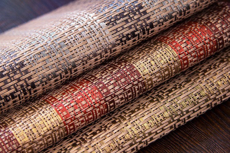 KCASA Fashion Pvc Dining Table Mat Disc Pads Bowl Pad Coasters Waterproof Table Cloth Pad S