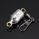 20pcs 7.5g Fishing Rolling Swivel Fishing Sinker Sea Fishing Lead Weights Sinkers