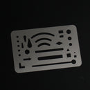 Stainless Steel French Curve Ruler Multi Shape Drawing Template Tool Office & School Supplies