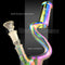 30CM Height Beaker Glass Joint Pipes Bubblers for Smoking Recycler T obacco Water H ookah Pen