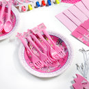 16Pcs Children's Birthday Party Supplies Kids Napkin Banner Tableware Decorations