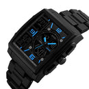 SKMEI 1274 Outdoor Sport Digital Watch PU Band 5ATM Waterproof Chronograph Men Wristwatch