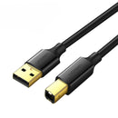 Ugreen U135 USB Printer Cable USB Type B Male to Male USB 2.0 Cable Printer Adapter for Canon Epson HP ZJiang Label Printer DAC USB Printer