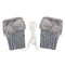 5V USB Heated Gloves Warmer Hands Knitting Fingerless Electric Office Winter Motorcycle