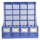 Detachable A4 File Holder Document Trays 4 Slots File Box Plastic File Books Organizer For Desktop Storage Office School Supplies Classify