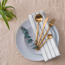 Maision Maxx 4PCS Stainless Steel Dinnerware Set Mi Home Spoon Fork Meat Cutter Tea Spoon 4 Kit Flatware Set