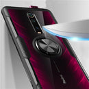Bakeey Transparent Ring Holder Magnetic Car PC & Carbon Fiber Protective Case For Xiaomi Mi9T/ Mi 9T PRO / Redmi K20 / Redmi K20 PRO