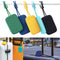 90FUN Colorful Silicone Baggage Tag Portable Suitcase Luggage Tag Anti-lost Label