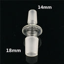 18mm Male To 14mm Male Clear Glass Reducer Adapter Connector