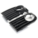 Car Bumper Front Grille Corner Fog Light Grill Trim Cover Front L&R For VW Golf MK5
