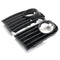 Car Bumper Front Grille Corner Fog Light Grill Trim Cover Front L&R For VW Golf MK5