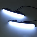 LED DRL Daytime Running Lights Dual Color White+Ice Blue Pair for Ford Escape Kuga 2013-2016
