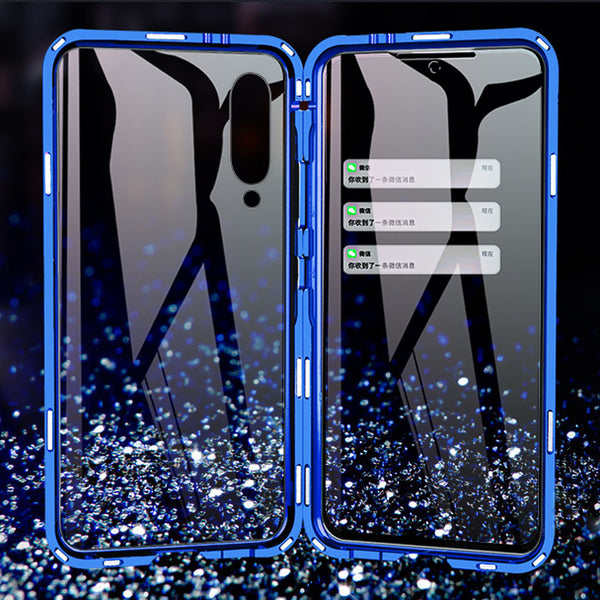 Bakeey 360 Front+Back Double-sided Full Body 9H Tempered Glass Metal Magnetic Adsorption Flip Protective Case For Xiaomi Mi 9 SE