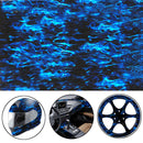 PVA Hydrographic Film Water Transfer Printing Film Hydro Dip Blue Fire Style Decorations