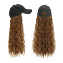 Woman Girl Cap Wig Hat Light Long Wavy Halloween Party Curly  Club Winter