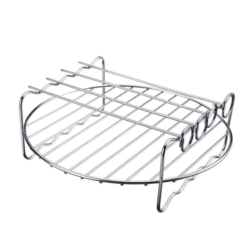 5Pcs 8'' Air Fryer Accessories Set Cake Pizza BBQ Roast Barbecue Baking Pan