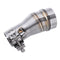 51mm To 35mm Motorcycle Stainless Exhaust Muffler Pipe Adapter Connector Polished 2''