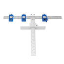 Drillpro Aluminum Aolly Inch/mm Cabinet Hardware Jig for Handles and Knobs Door Drawer Guide Jig
