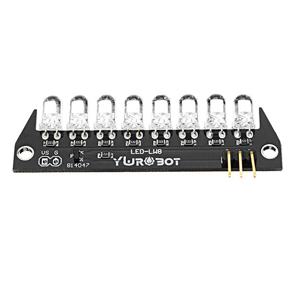 8 Bit 5mm F5 Bright LED Pink Light Module Electronic Building Blocks For