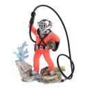 Aquarium Decor Hunter Treasure Figure Action Fish Tank Ornament Aquarium Realistic Design