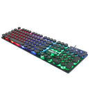 IMICE AK-800 104 keys USB Wired 3 Color LED Backlight Suspended Round Cap Gaming Keyboard
