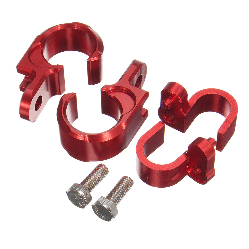 4pcs CNC Front & Rear Brake Line Hose Clamps Motorcycle Holder For Honda CRF250L CRF250M 12-15