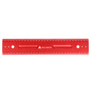 RED ARROW 300mm Metric Aluminum Alloy Striaght Ruler Gauge Precision Woodworking Square Measuring Tools