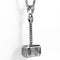 Stainless Steel Cool Hammer Quake Pendant Charm For Necklace Birthday Gift