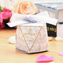 20/50Pcs Creative Pink Candy Boxes Wedding Favors Gifts Box Party Supplies