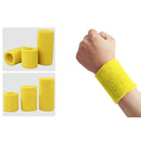 Men Women Fitness Wrist Basketball Sports Sweat Breathable Protector Wristbands Sports Travel Wrist Band