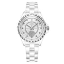 LONGBO 80027 Crystal Quartz Watch Exquisite Dial Casual Women Wrist Watch