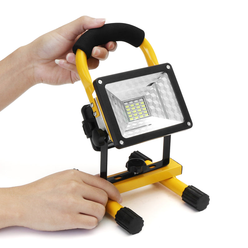 W804 220V Portable 24 LED Work Light Rechargeable Camping Spotlights Emergency Lamp Bulbs