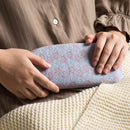 Silicone Hot Water Bottle Water Injection Heating Bag Mini Hand Warmer With Knit Cover