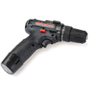 12V Electric Cordless Drill Chuck 2 Speed Screwdriver Hammer LED Light 1500mAh