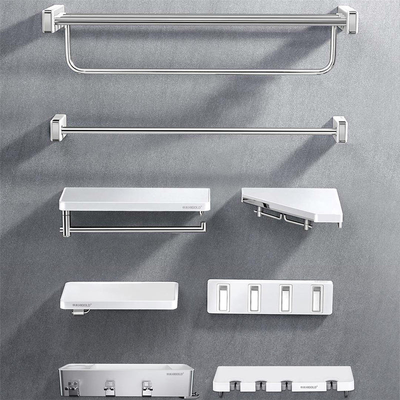 Stainless Steel Bathroom Hardware Set Towel Rack Toilet Paper Holder Towel Bar Hook Bathroom Accessories from Xiaomi Youpin