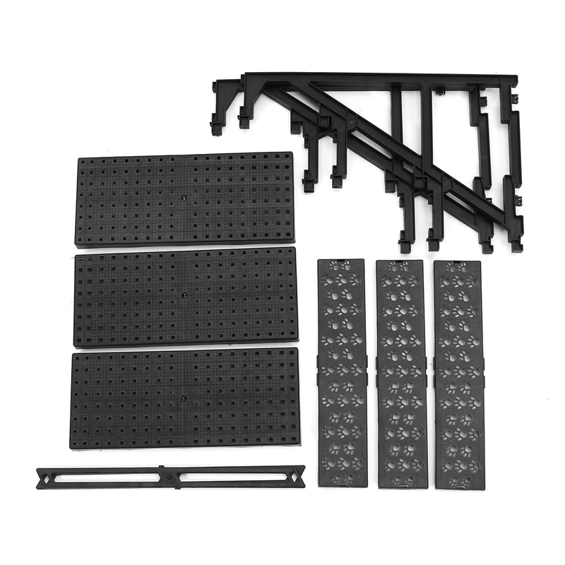 3 Steps Dog Cat Pet Puppy Plastic Stairs Soft Stairs Steps Ramp & Washable Stairs Decorations