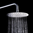 Round Stainless Steel Shower Head Ultra-thin Waterfall  Rainfall Shower Head Rain Shower
