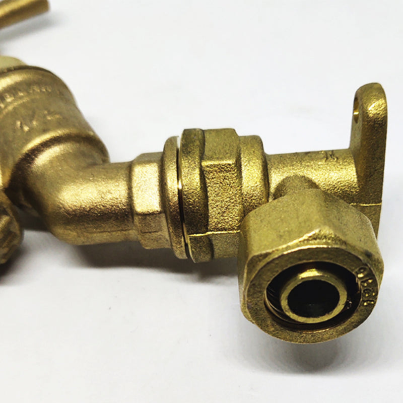 Brass Faucet Adapter Two Way Valve IBC Tank Fittings Accessories