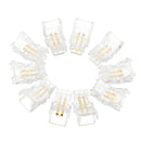 10PCS 2Pin 8MM Board to Board/Board to Wire Connector for Waterproof Single Color LED Strip Light