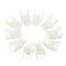 10PCS 2Pin 8MM Board to Board/Board to Wire Connector for Waterproof Single Color LED Strip Light