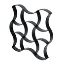DIY Paving Mould Floor Pavement Mold Paving Black Plastic Slate Stones Ground Road Decorate Courtyard