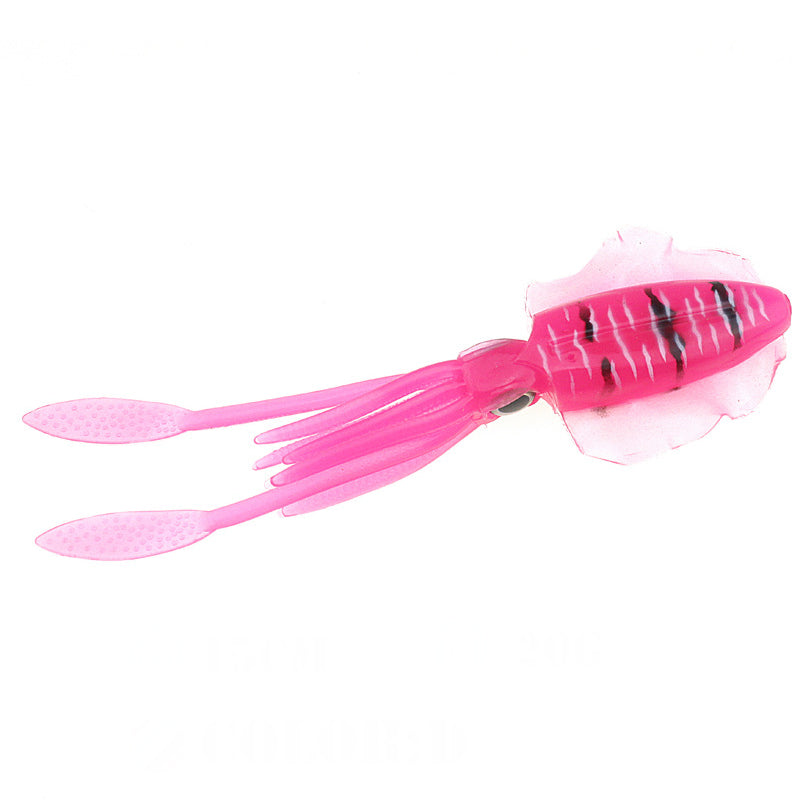 ZANLURE 1PCS 15CM 20G Soft Squid Luminous Fishing Lure Popper Topwater Swim Crankbait Artificial Hard Bait