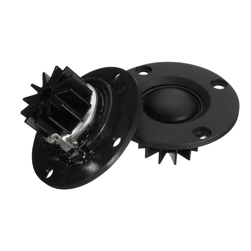 DIY Tweeter Speaker 2pcs 6Ohm 6 30W Dome Silk Film HiFi Treble Heatsink GL Speakers