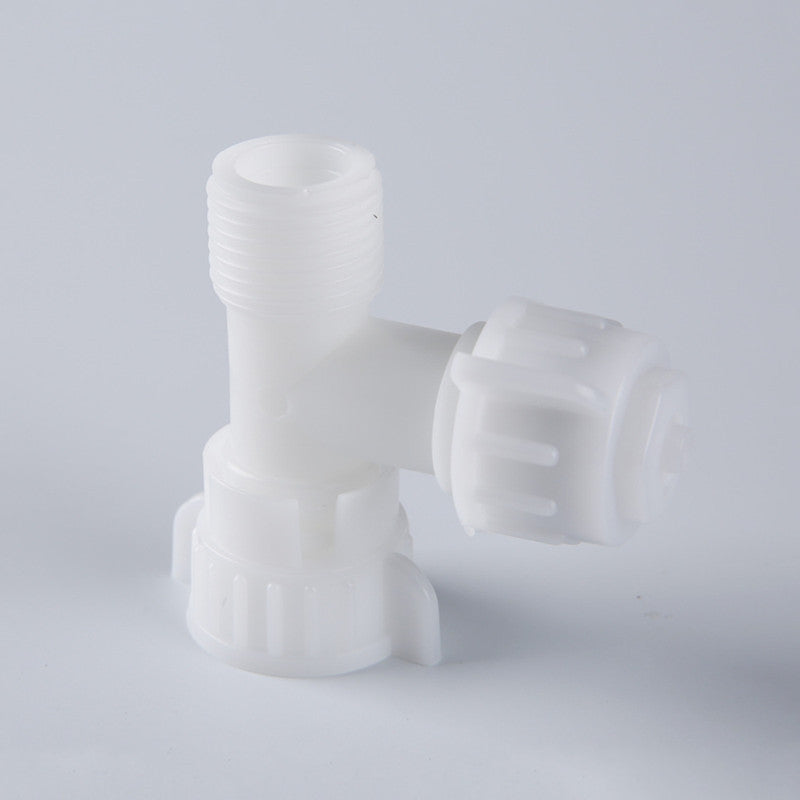 Toilet Cleanser T Connector Screw Tooth G1/2 15/16 Cold Water Mixing Valve Bathroom Accessory