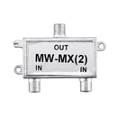 TV Signal and Frequency/MW - MX2 Double Antenna Vombiner/UU Mixer