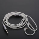 TRN V10 Replacement Cable 2Pin Upgraded Plated Earphone Cable for TRN V10 TRN V20 KZ ZS6 ZST ZS10