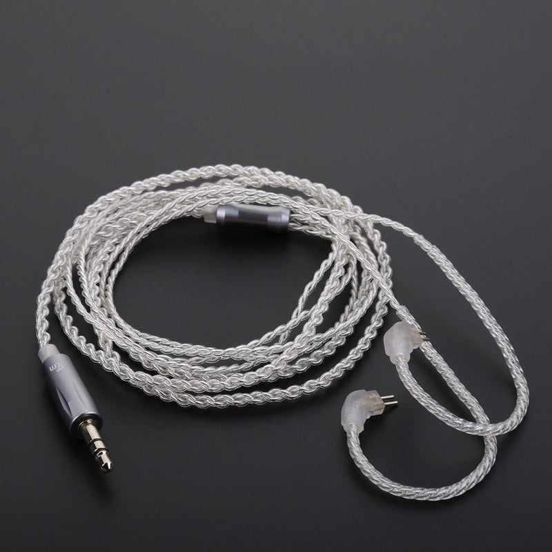 TRN V10 Replacement Cable 2Pin Upgraded Plated Earphone Cable for TRN V10 TRN V20 KZ ZS6 ZST ZS10