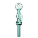 5 Inch Portable Green Glassware Glass Herb Holder Water Filter Tube Pipe Bowl