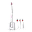 LANSUNG SN901 Ultrasonic Electric Toothbrush W/4 Pcs Replacement Heads Electronic Tooth Brush